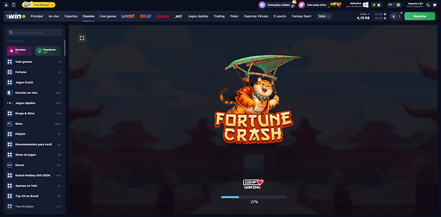 Fortune Crash 1win